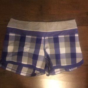 Lulu lemon running shorts